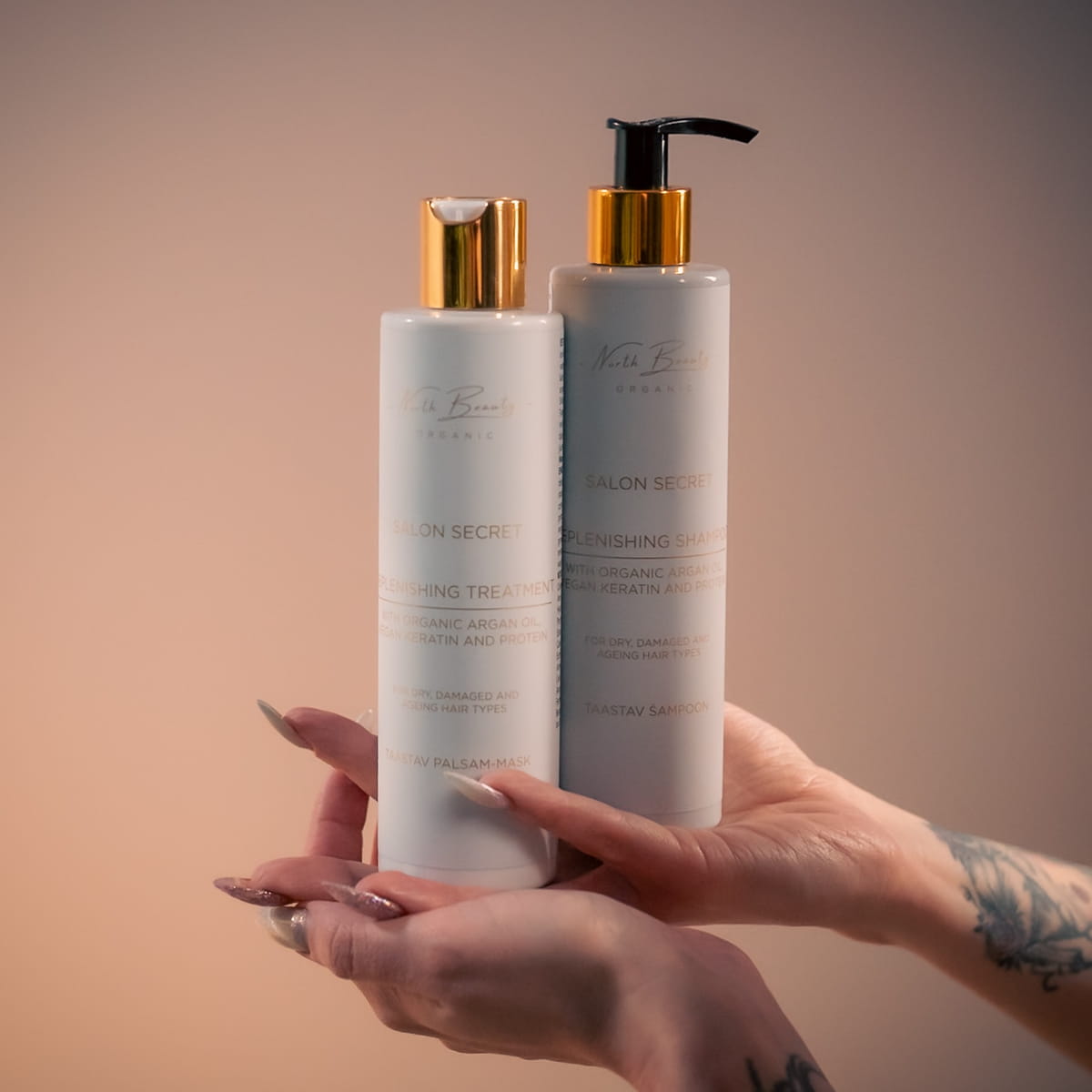 Restorative Shampoo with Vegan Keratin, Argan Oil & Plant Proteins