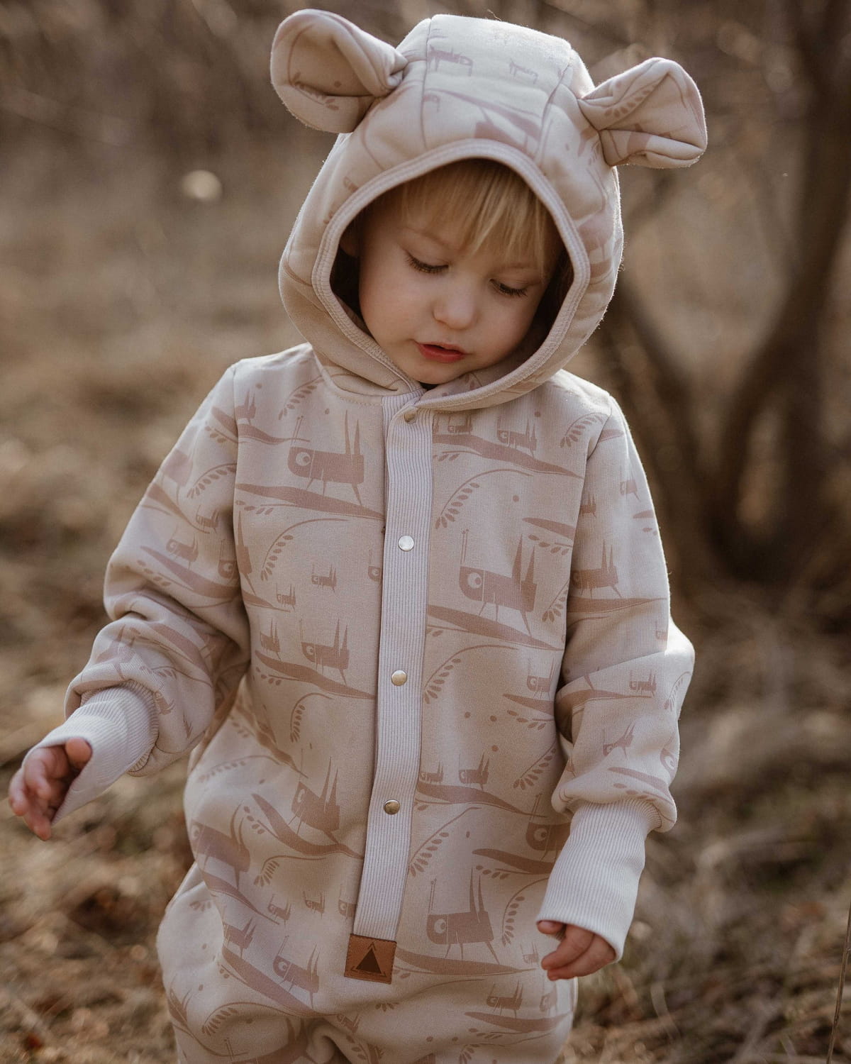 ロンパース・カバーオール Bebe organic amelia romper&bonnet 6M Bebe
