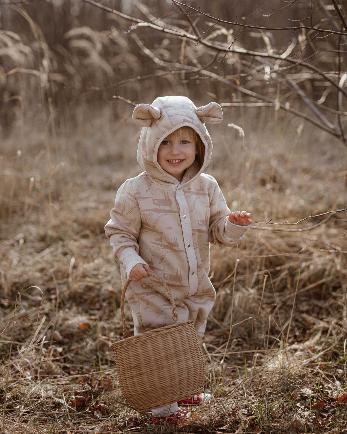 Baby Jumpsuit with Hood - Grasshopper | Hertwill