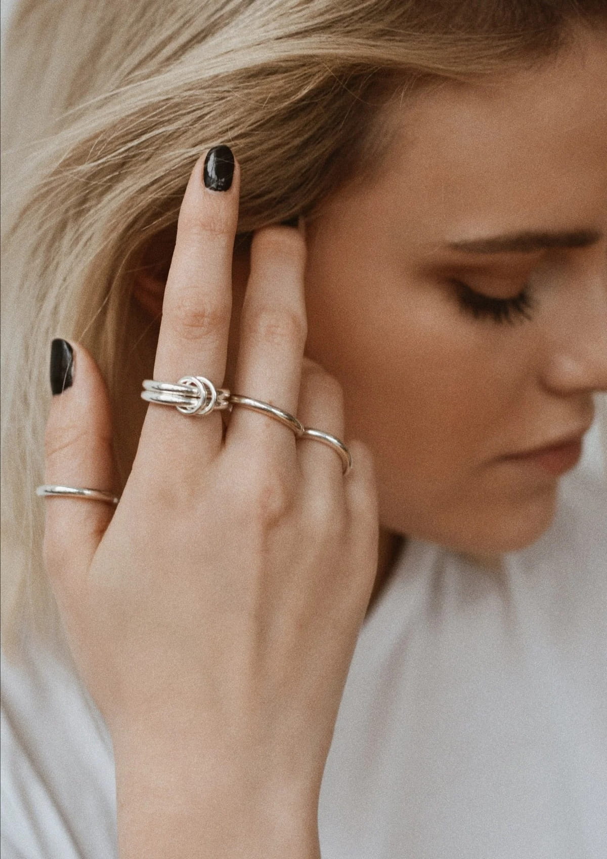 Double Ring - Silver | Hertwill