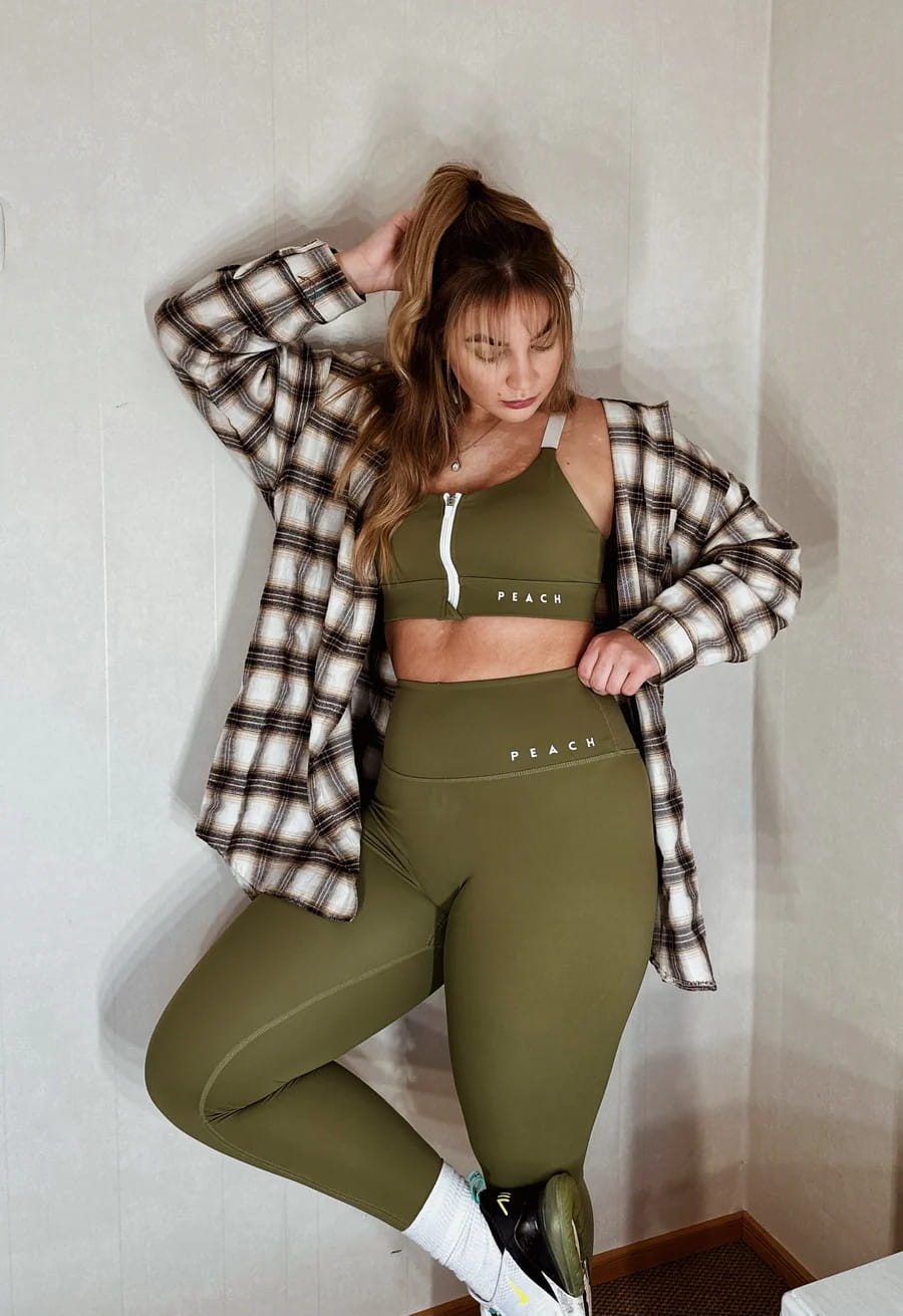Leggings 'Olive Green' | Hertwill