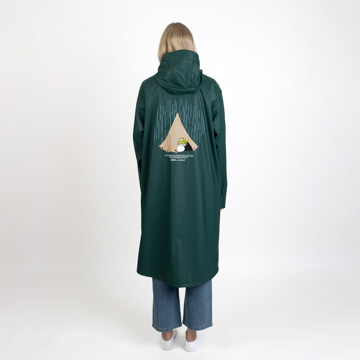 Moomin Adventure Rain Jacket - Dark Green | Hertwill