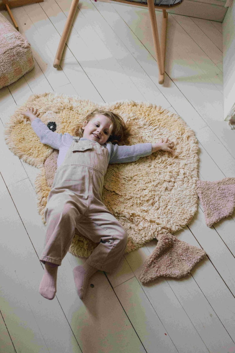 Washable Rug Duck, 95 x 120 cm | Hertwill