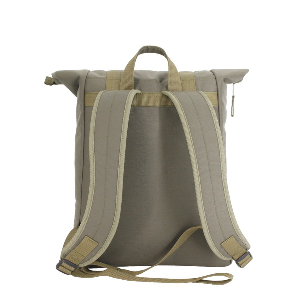Zip Backpack with G-Hook - Khaki | Hertwill