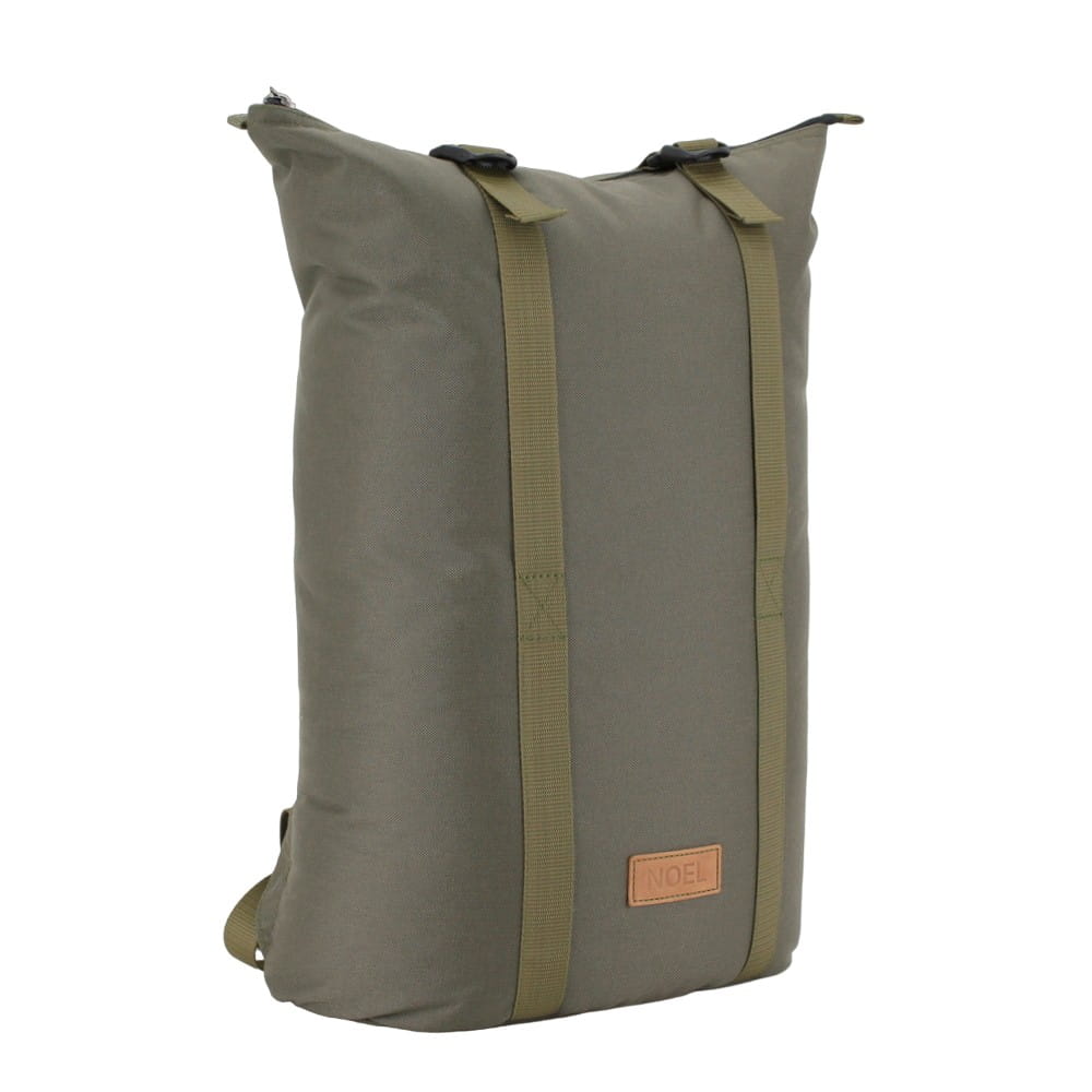 Zip Backpack with G-Hook - Khaki | Hertwill