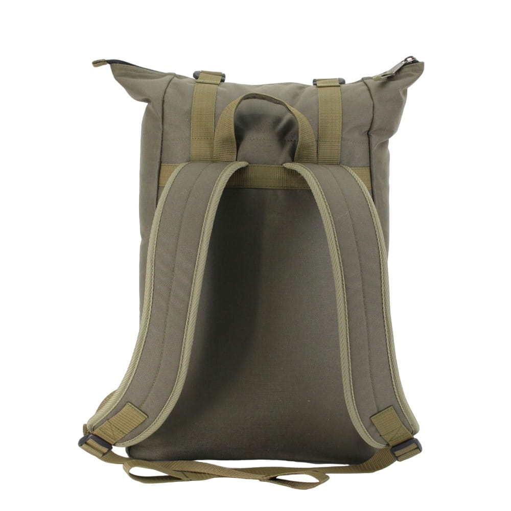 Zip Backpack with G-Hook - Khaki | Hertwill
