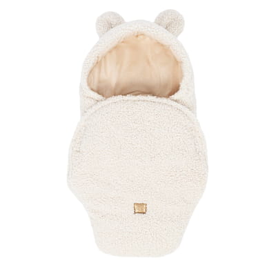 Baby Swaddle with Bear Ears – Bearly Cream