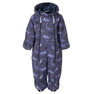 Blue Dinosaur Print Spring/Autumn Overall