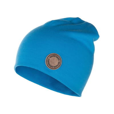 Bright Blue Double-Layer Merino Wool Hat