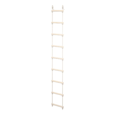 EVERGYM Rope Ladder with Wooden Rungs