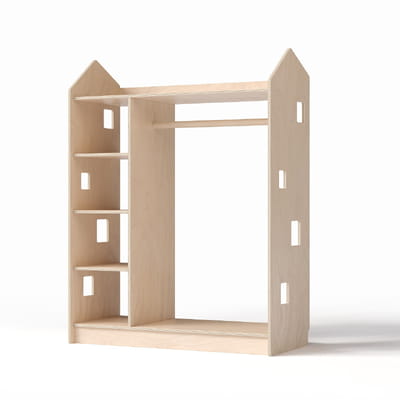 House-Shaped Open Children’s Wardrobe