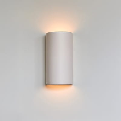 Ceramic wall light CURVE - Off White