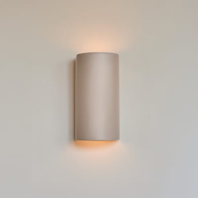 Ceramic wall light CURVE - Taupe