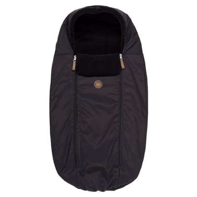 Down-Filled Baby Winter Footmuff – Black, One Size