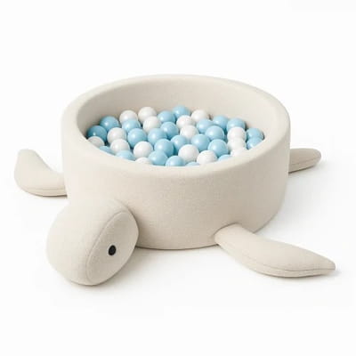 Foam Baby Ball Pit - Turtle Boucle