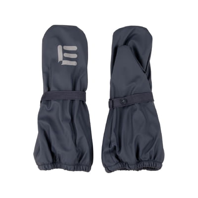Kids’ Fleece-Lined Rain Mittens – Blue