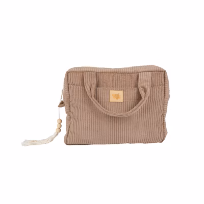Large Make-Up Bag - Latte