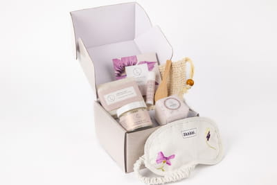 Lavender Bath and Body Set - Natural Skincare Appreciation Gift Box
