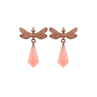 Libellula Pink Earrings