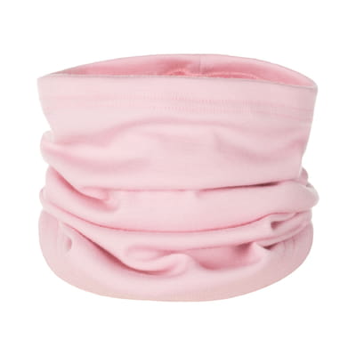 Light Pink Single-Layer Merino Wool Tube Scarf