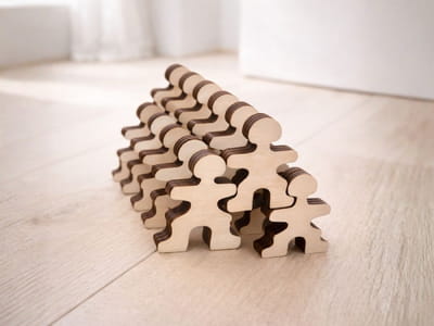 Master Buddies - Wooden Balancing and Building Set