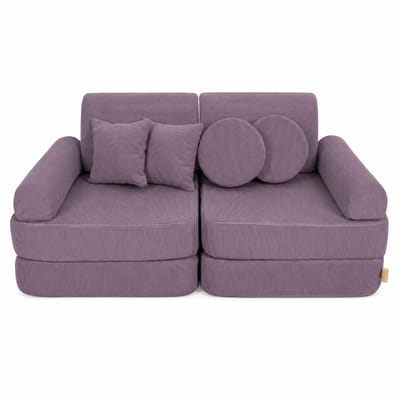 Medium Modular Sofa for Kids - Slimcord Lavender