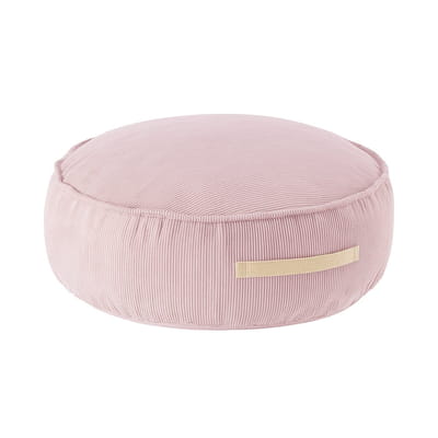 MeowBaby® Corduroy Pouf Round – Pink