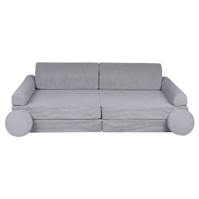 MeowBaby® Large Slimcord Premium Sofa - Gray