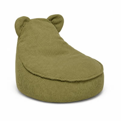 MeowBaby® Slimcord Teddy Sako Bag - Lime