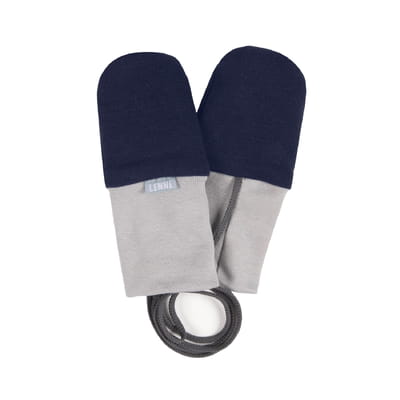 Merino Wool Baby Mittens – Blue