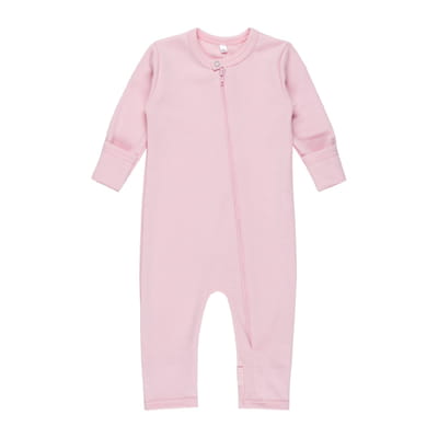 Merino Wool Baby Overall – Pink