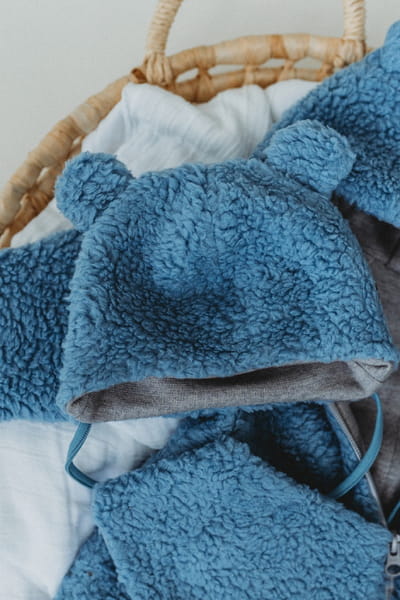 Merino Wool Lining Baby Hat TESSA