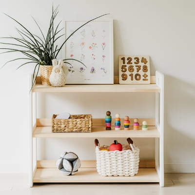 Modular Montessori Toy Shelf