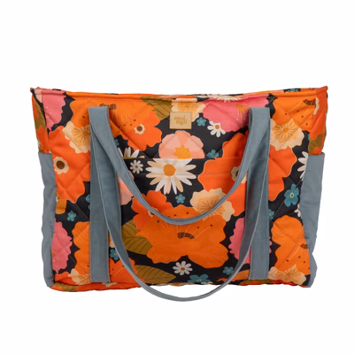 Mom / Weekender Bag - Picnic With Flowers