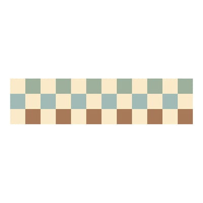 Nostalgia Check Wallpaper Border – 100 × 25 cm