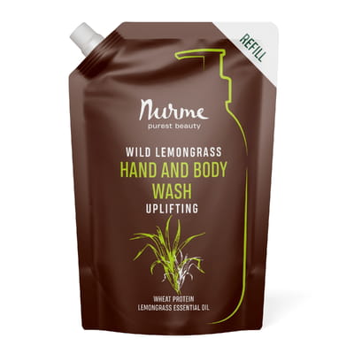 Wild Lemongrass Hand & Body Wash Refill, 500 ml