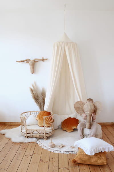 Organic Cotton Canopy - Raw Cotton