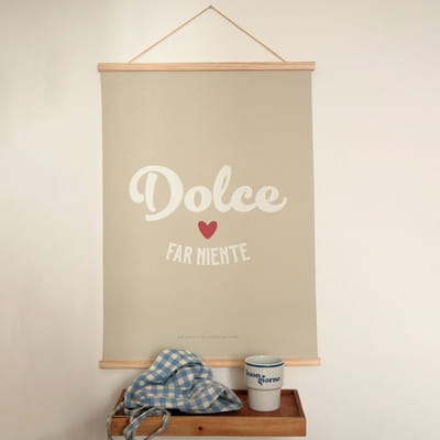 Poster 50x70 cm - Dolce far Niente