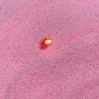 Powdered Candle Refill Kit – Unscented Dark Baby Pink, 330g