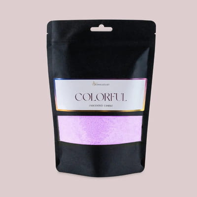 Powdered Candle Refill Kit – Unscented Light Lilac, 330g