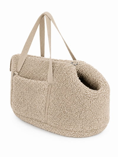 Doudou Teddy Dog Carrier Bag – Vanilla, M