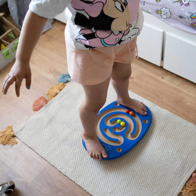 Sensory Wooden Balance Board with Maze