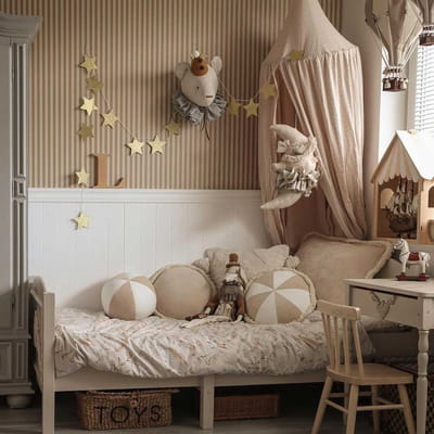 Simple Vintage Stripes Wallpaper - Beige And Brown