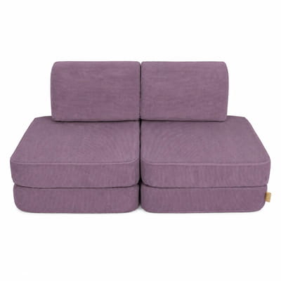 Small Modular Sofa for Kids - Slimcord Lavender