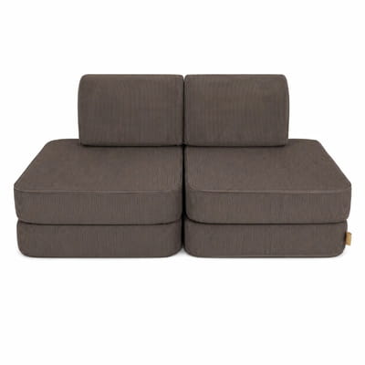 Small Modular Sofa for Kids - Slimcord Taupe