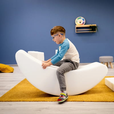 Soft Play Rocking Toy - White Banana