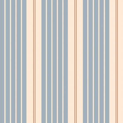 Stripes Classic Vintage Blue Wallpaper