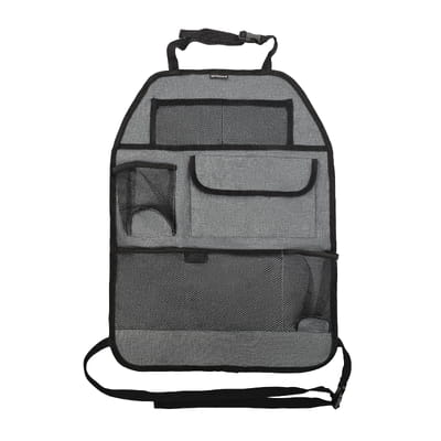 Car Backseat Organiser with Tablet Holder – Grey