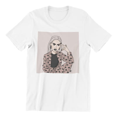 Unisex Organic Cotton T-shirt with Illustration - Stay Rad