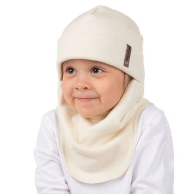 White Merino Wool Balaclava